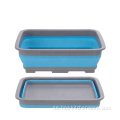 Pop -up Silicone Collapsible Dish Tub -badkar av hög kvalitet